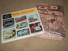 1965 Chevrolet Truck Catalog 65 Chevy Campers Brochure -- Pickup Panel Van 