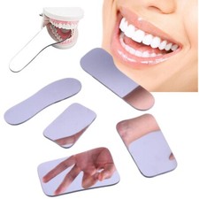 5Pcs Dental Ortho Intra Oral Photography Mirror Glass Reflector Mouth Mirror