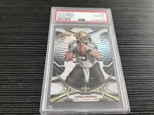 2015 Topps Finest Refractor Drew Brees #43 PSA 10