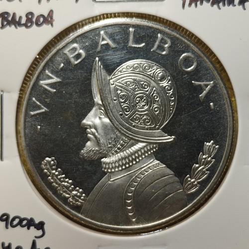 1967 Panama Silver Proof Un Balboa (Impaired)