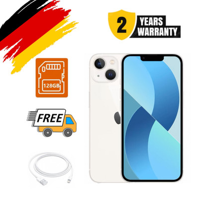 NEU Apple iPhone 13 mini - 128GB - Starlight (Ohne Simlock) (Dual-SIM)  OVP