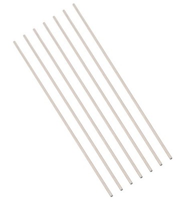 Titanium Round Rod - 0.12'' Diameter x 10''L, 7 PCS Titanium Rods