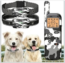 Htcuto GT1 Wireless Dog Fence Training Collar 2 Dogs 3500FT 6100FT Open Box