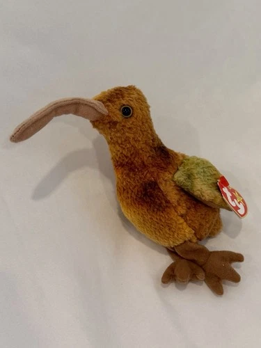 Ty Beanie Baby Beak the Kiwi Bird 1998 Vintage Retired