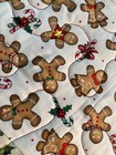 Handcrafted-Quilted Runner-NEW 2026 -Gingerbread Man, Holly, Candy Canes — photo 4