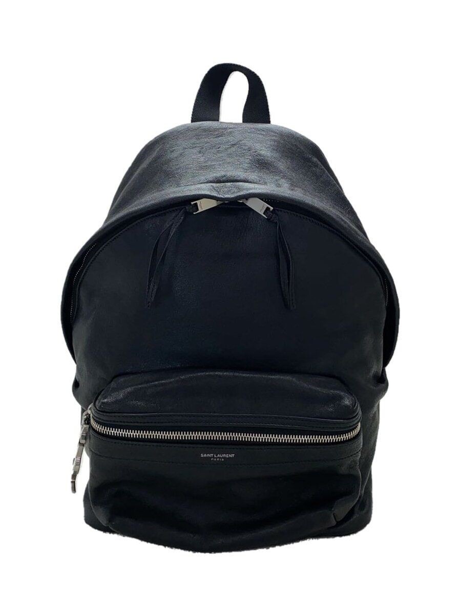 Zaino SAINT LAURENT zaino pelle di pecora nero tinta unita FLY462807