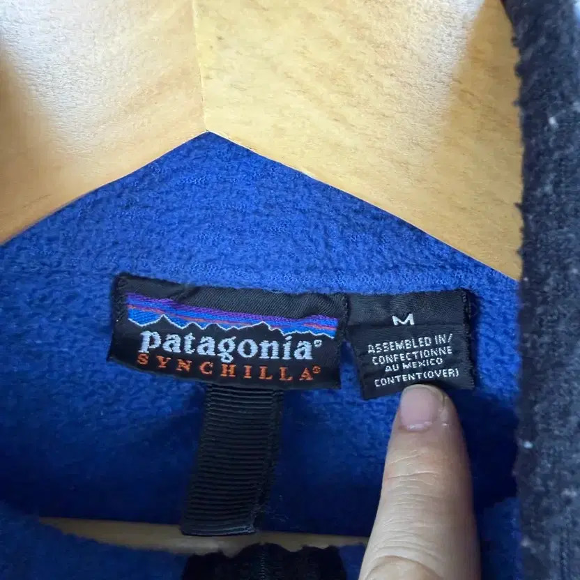 Patagonia Sinchilla Mulsie Blue Fleece Jacket Men's thumbnail 3