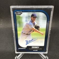 2024 Pulse Lumin Zebby Matthews Blue Auto /49 #LA-ZMA Rookie Minnesota Twins