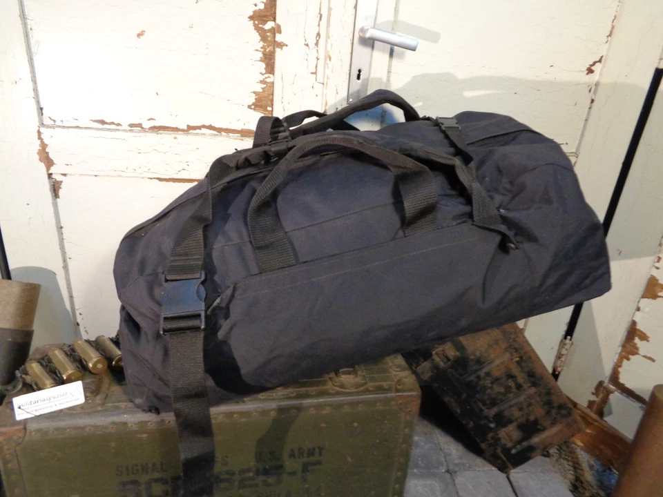 Orig. NL Armee Einsatzkampftasche  Rucksack -Tragetasche 130l schwarz *601