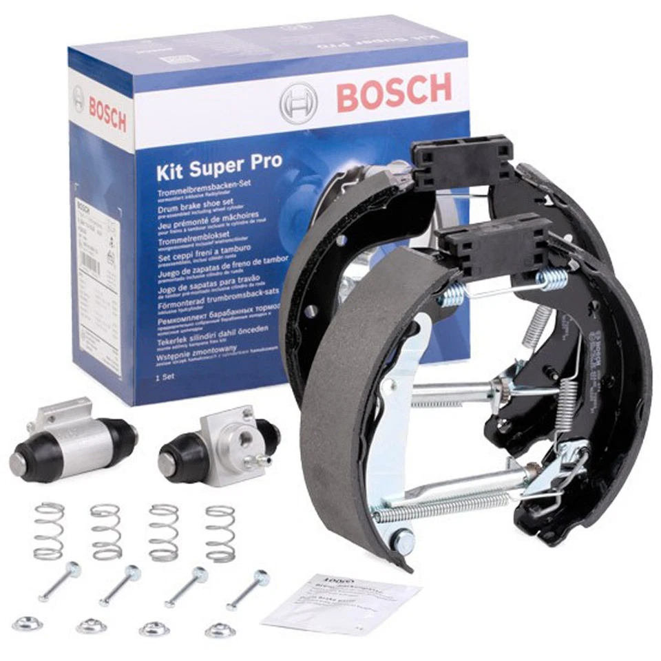 BOSCH Bremsen Set Bremsbackensatz Hinten für OPEL Corsa C Schrägheck (X01) 0 204