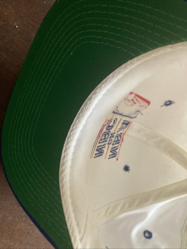 NOS Vintage NBA on NBC Adjustable Snapback Hat 80s Peacock Logo One Size Fits - Picture 13 of 14