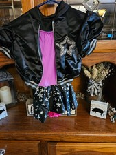 Dance Costume - Dansco, Child Medium, 2 Pieces leotard  jacket , Pre-Owned