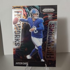 2025 Panini Prizm Fireworks Rookie #6 Jaxson Dart New York Giants Football