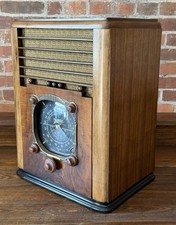 VTG Zenith 6-S-128 BC & SW Tombstone Tube Radio Receiver