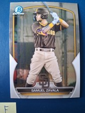 2023 Bowman Chrome Samuel Zavala #BCP-75 San Diego Padres 