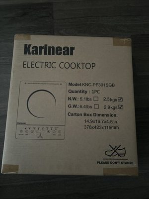 #ad #ad Karinear Portable Electric Cooktop Black 1800W Brand New $50.00