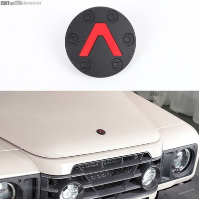 Hood Bonnet Emblem Red A Accent Aluminum Cap Fits INEOS Grenadier 2020-2026