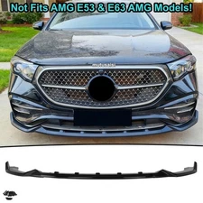 For Mercedes E-Class W214 2024-26 E350 Front Bumper Lip Splitter Spoiler Painted