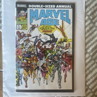 Marvel Age Annual #1 1985 Double-Sized Copper Age Comic Book
