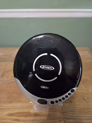 Jensen CD-60C Portable CD Player - Silver/Black Tested Working ,Walkman Disc Man