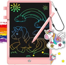 LCD Writing Tablet for Kids, 10 Inch Doodle Board, Colorful Drawing Pad for Todd