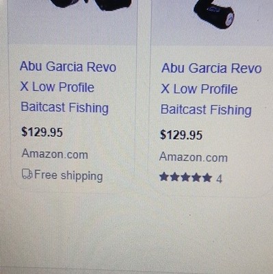 Brand New Abu Garcia Revo X Left Hand Low Profile Baitcast Reel 7.3:1 7+1 50