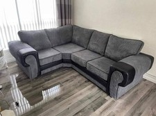 Luxury |Tango Left & Right Corner sofa|4 Seater| Full Back |Matching Stool