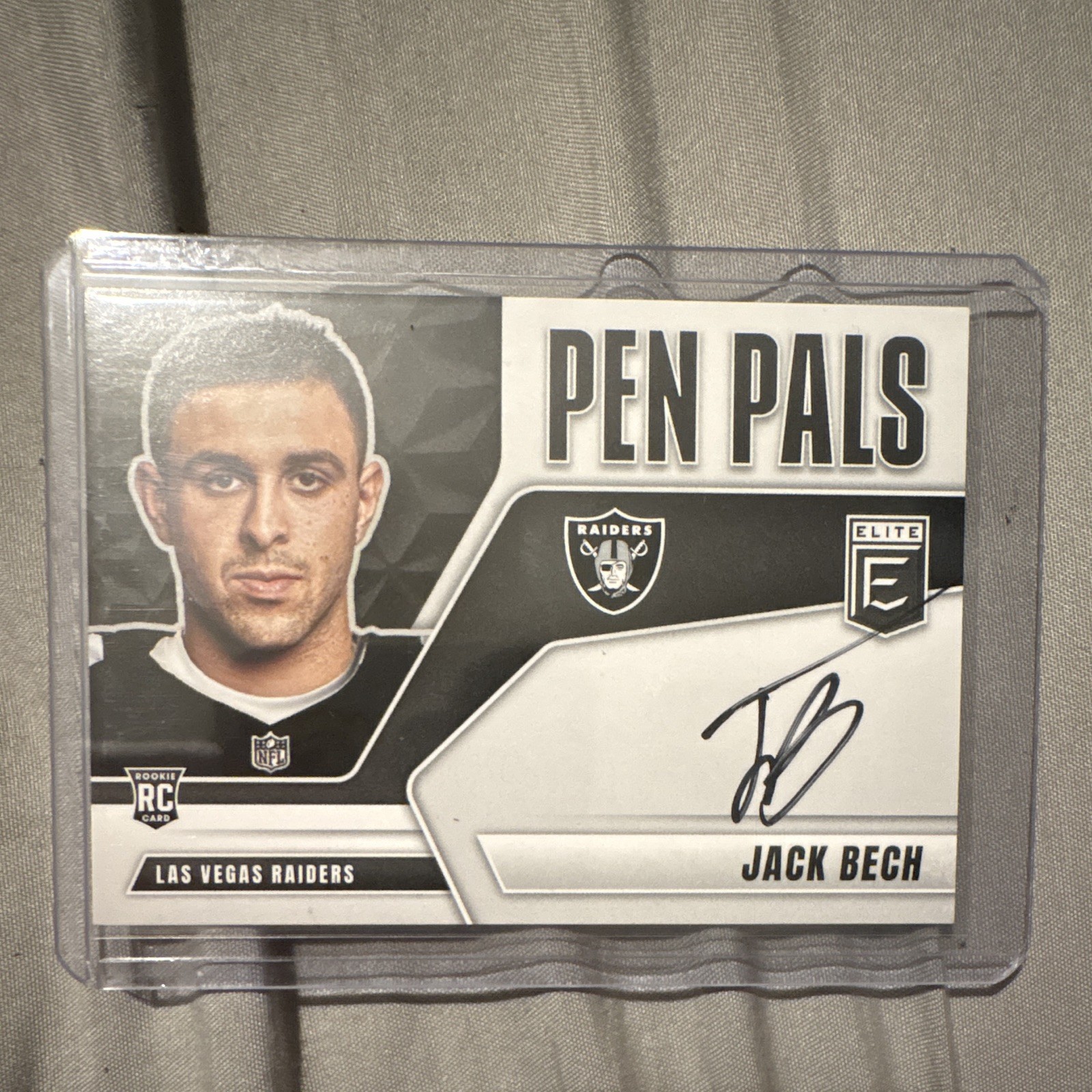 2025 Panini Donruss Elite - Pen Pals Jack Bech #PP-JBE (AU, RC)