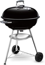 Weber Compact Kettle Charcoal BBQ Black 57cm - 1321004 Grill