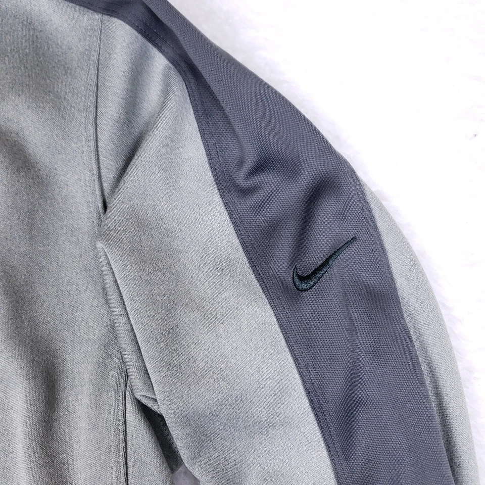 Nike Army West Point Rugby Cuarto Cremallera Pullover Gris Rendimiento Top Para Hombre M Foto 4 de 4