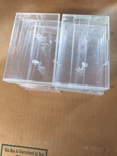 Clear Plastic Jewel Cassette Tape Cases Empty Lot Of 10