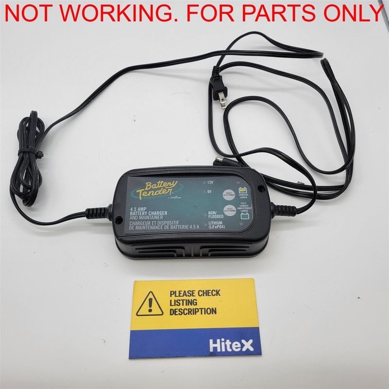 Battery Tender 4.5 AMP 12v/6v Battery Charger & Maintainer -NOT WORKING-