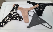Lot of 4 Aerie Thongs NWT Women's Large
