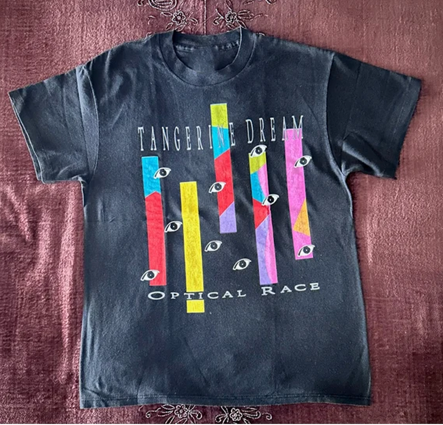 1988 Tangerine Dream Optical Race Black All Size Unisex Shirt