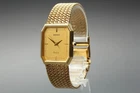 Vintage 1985 [ MINT ] Seiko Dolce 9531-5080 25mm Gold Quartz Unisex From JAPAN