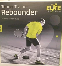 Elite Trainer Tennis Rebound Ball Set Heavy Duty Power Base Solo Self Practice