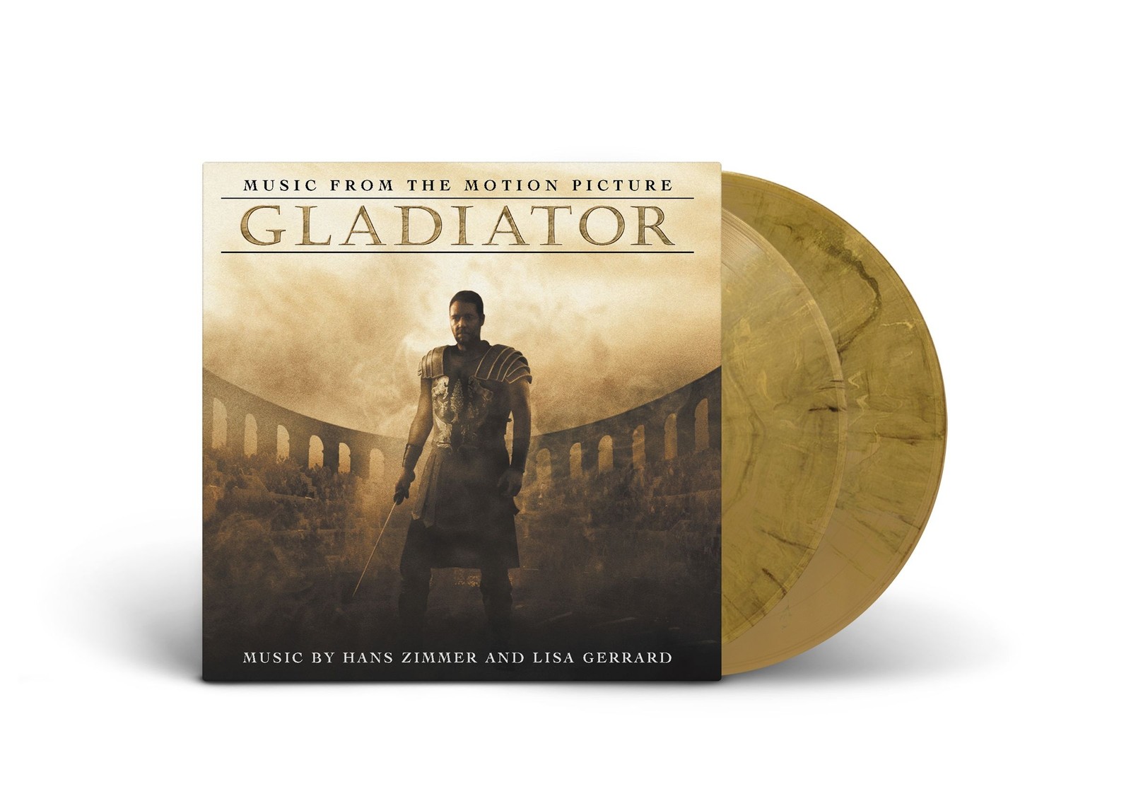 O.S.T.- Aa.Vv. Gladiator 2LP Gold Marble Vinyl Egea Exclusive Ltd. Ed.