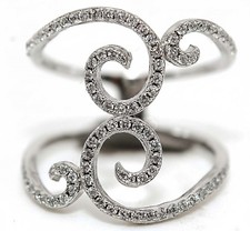 1CT Treated White Sapphire 925 Solid Sterling Silver Ring Jewelry Sz 6,7,8 ZB7