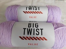 Big Twist Value lot of 2 Soft Purple Dye Lot 654777