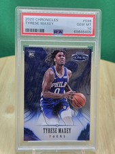2020 Panini Chronicles Basketball Honors #598 Tyrese Maxey Rookie RC PSA 10