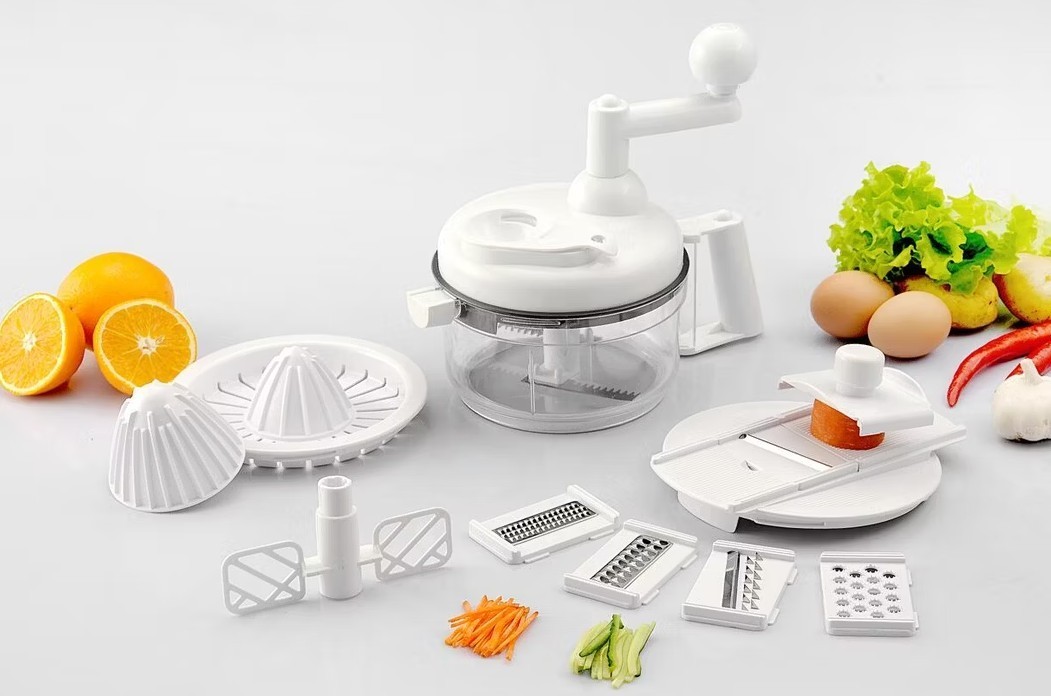Mixer robot da cucina manuale con 11 accessori