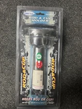 Mate Series Stainless Steel 15 Rod Cup Holder - Drain - Oval Top C2015D