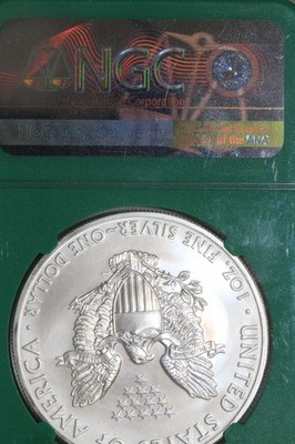 2014 Silver Eagle NGC MS69 From U.S. Mint Sealed Box (6020348-196
