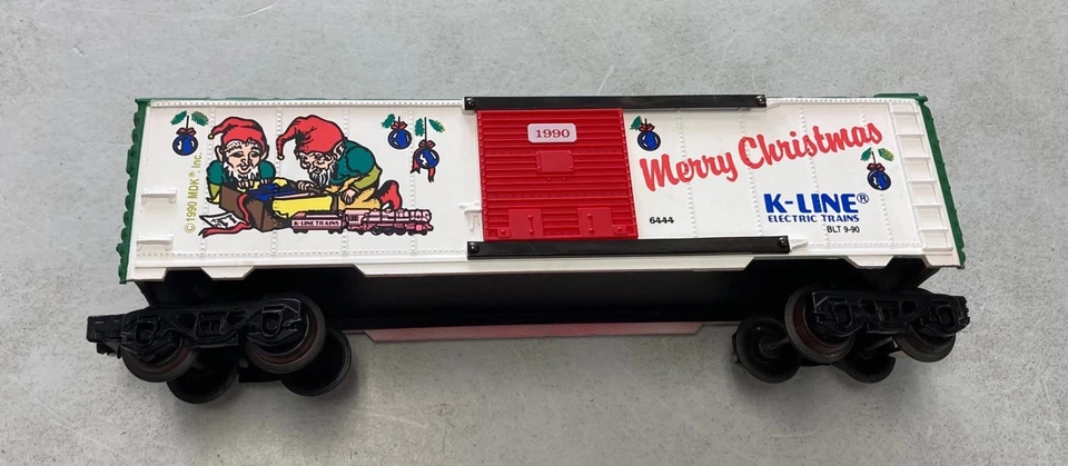 K-Line O Gauge 1990 Merry Christmas Elves Boxcar 6444 - Image 2 of 4