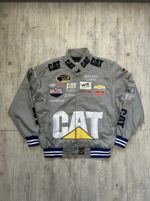 Veste NASCAR JH Design Caterpillar - Multicouleur Taille M - État Parfait Occasion