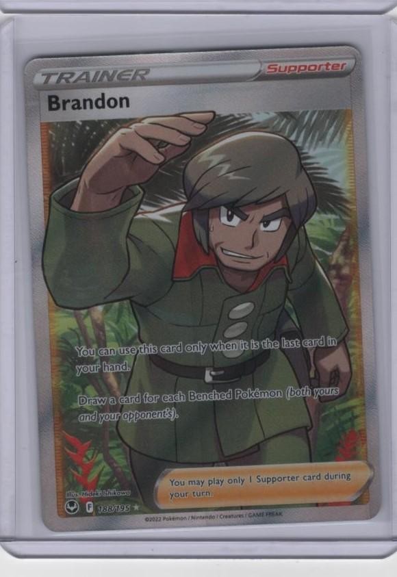 SWSH12: Silver Tempest #188/195 Brandon (Full Art)