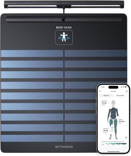 WITHINGS Body Scan, Smart Scales for Body Weight, FSA or HSA Eligible