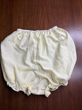 VTG Yellow Bloomer Panties Small