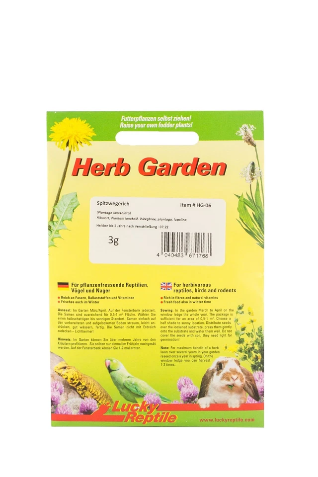 Lucky Reptile Herb Garden Samenmischungen Spitzwegerich - Bild 1 von 1
