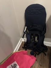 MiniMeis G4 Shoulder Baby Child Carrier Navy Orange backpack fly case